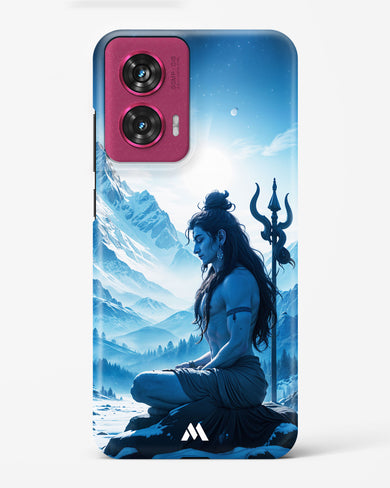Meditating on Kailash Hard Case Phone Cover (Motorola)