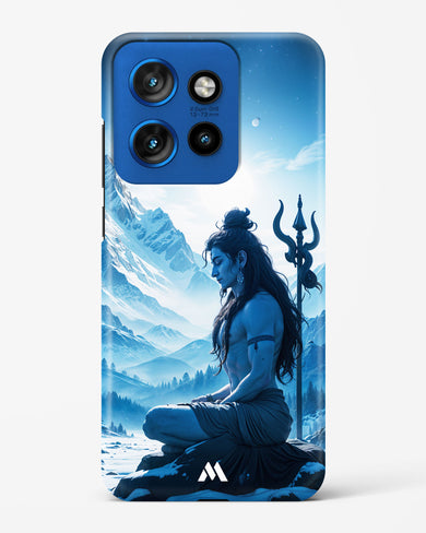 Meditating on Kailash Hard Case Phone Cover (Motorola)
