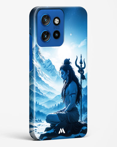 Meditating on Kailash Hard Case Phone Cover (Motorola)