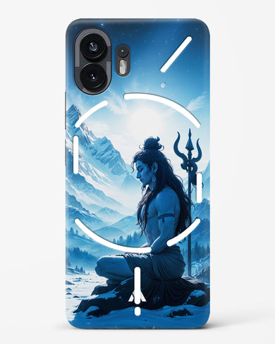 Meditating on Kailash Hard Case Phone Cover (Nothing)