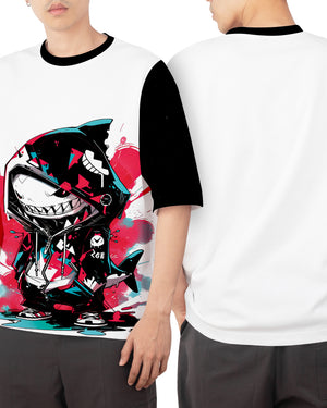 Shark Rampage Oversized-T-Shirt