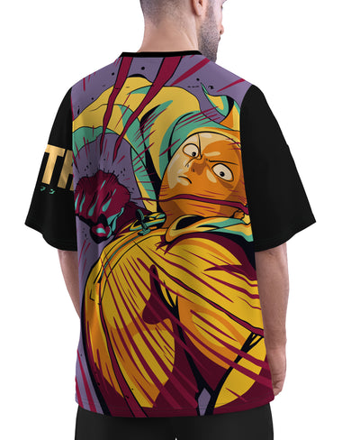 One Punch Death Oversized-T-Shirt