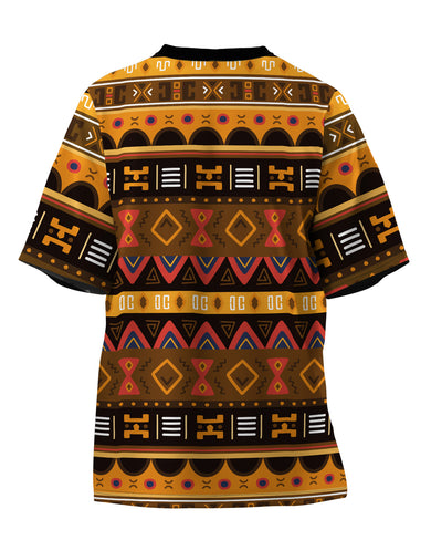 Aztec Array Oversized-T-Shirt