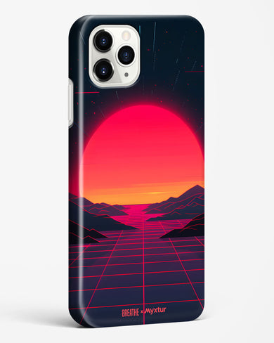 Synthwave Sunset [BREATHE] Hard Case Phone Cover (Apple)