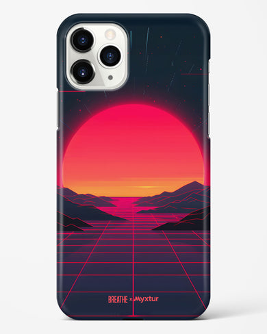 Synthwave Sunset [BREATHE] Hard Case Phone Cover (Apple)