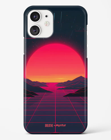 Synthwave Sunset [BREATHE] Hard Case Phone Cover (Apple)