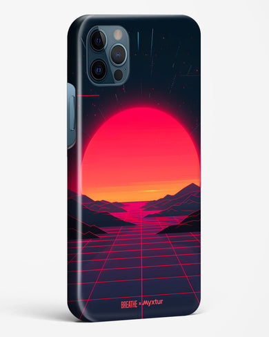 Synthwave Sunset [BREATHE] Hard Case Phone Cover (Apple)