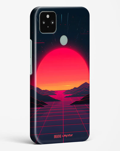 Synthwave Sunset [BREATHE] Hard Case Phone Cover (Google)