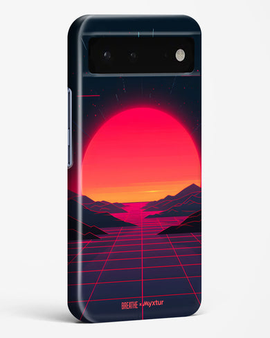 Synthwave Sunset [BREATHE] Hard Case Phone Cover (Google)