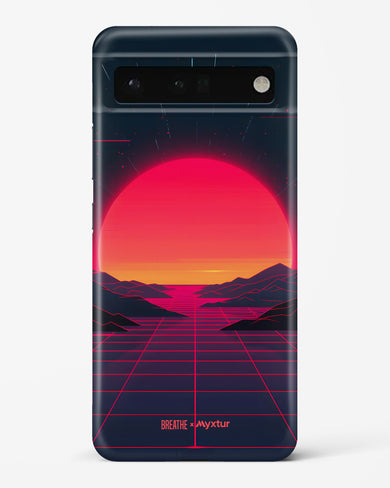 Synthwave Sunset [BREATHE] Hard Case Phone Cover (Google)