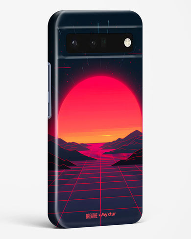 Synthwave Sunset [BREATHE] Hard Case Phone Cover (Google)