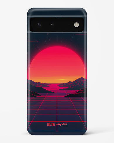 Synthwave Sunset [BREATHE] Hard Case Phone Cover (Google)