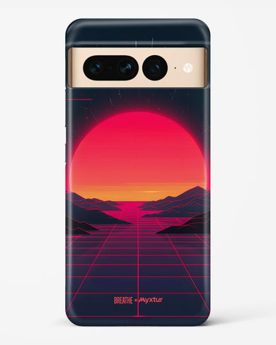 Synthwave Sunset [BREATHE] Hard Case Phone Cover (Google)