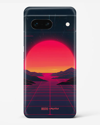 Synthwave Sunset [BREATHE] Hard Case Phone Cover (Google)