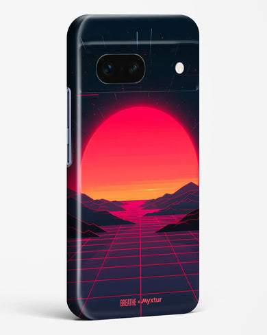 Synthwave Sunset [BREATHE] Hard Case Phone Cover (Google)