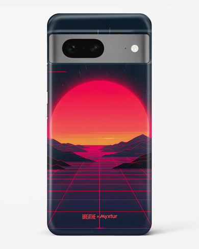 Synthwave Sunset [BREATHE] Hard Case Phone Cover (Google)