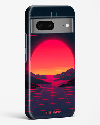 Synthwave Sunset [BREATHE] Hard Case Phone Cover (Google)