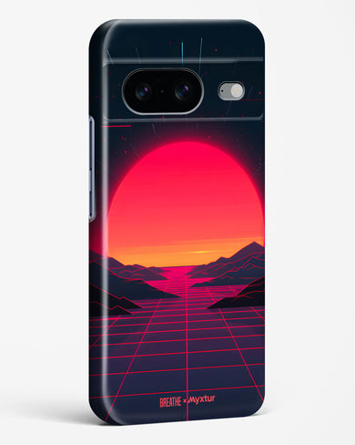 Synthwave Sunset [BREATHE] Hard Case Phone Cover (Google)