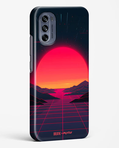 Synthwave Sunset [BREATHE] Hard Case Phone Cover (Motorola)