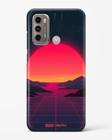 Synthwave Sunset [BREATHE] Hard Case Phone Cover (Motorola)