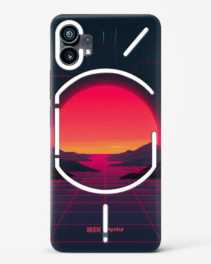 Synthwave Sunset [BREATHE] Hard Case Phone Cover (Nothing)