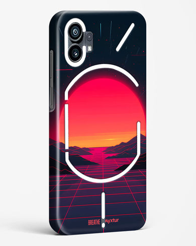 Synthwave Sunset [BREATHE] Hard Case Phone Cover (Nothing)