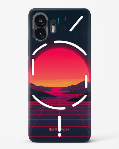 Synthwave Sunset [BREATHE] Hard Case Phone Cover (Nothing)