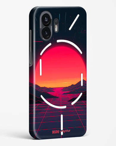 Synthwave Sunset [BREATHE] Hard Case Phone Cover (Nothing)