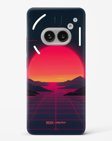 Synthwave Sunset [BREATHE] Hard Case Phone Cover (Nothing)