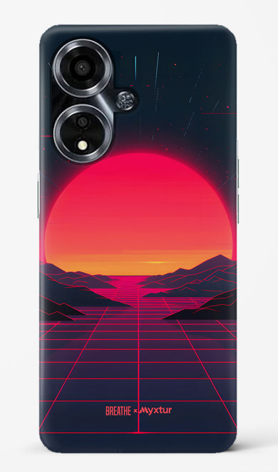 Synthwave Sunset [BREATHE] Hard Case Phone Cover (Oppo)