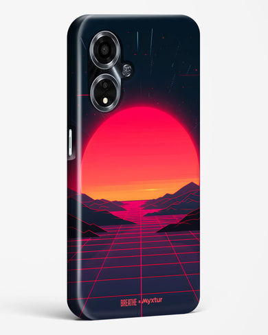 Synthwave Sunset [BREATHE] Hard Case Phone Cover (Oppo)