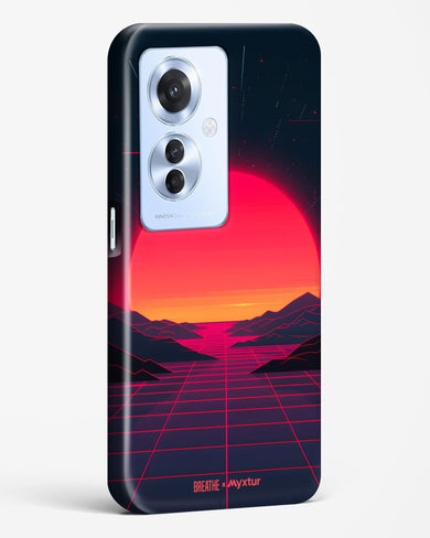 Synthwave Sunset [BREATHE] Hard Case Phone Cover (Oppo)