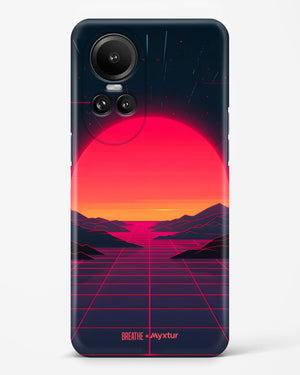 Synthwave Sunset [BREATHE] Hard Case Phone Cover (Oppo)
