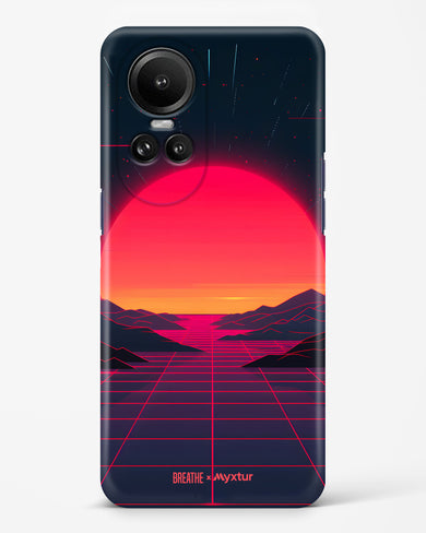 Synthwave Sunset [BREATHE] Hard Case Phone Cover (Oppo)
