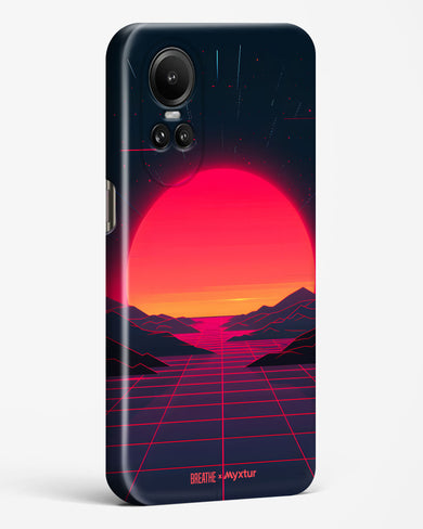 Synthwave Sunset [BREATHE] Hard Case Phone Cover (Oppo)