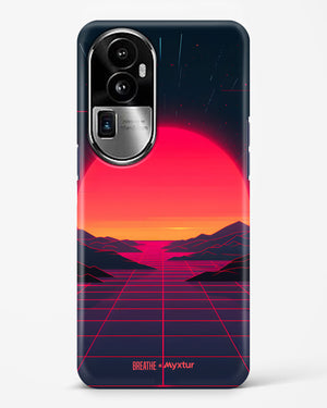 Synthwave Sunset [BREATHE] Hard Case Phone Cover (Oppo)