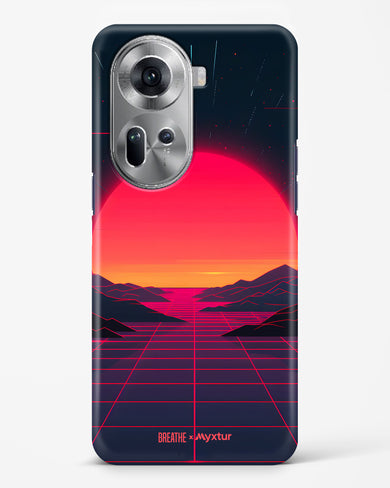 Synthwave Sunset [BREATHE] Hard Case Phone Cover (Oppo)