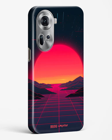 Synthwave Sunset [BREATHE] Hard Case Phone Cover (Oppo)