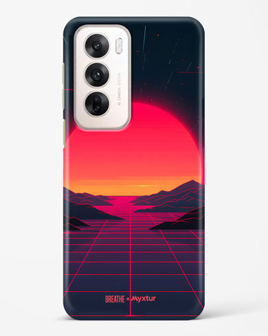 Synthwave Sunset [BREATHE] Hard Case Phone Cover (Oppo)