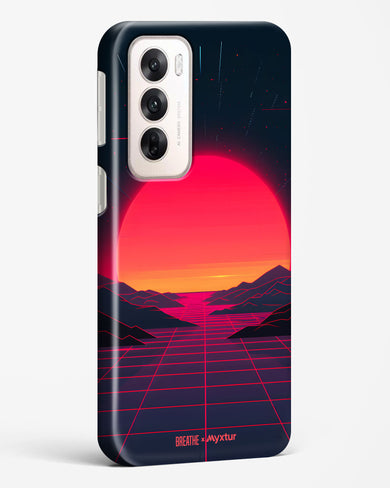 Synthwave Sunset [BREATHE] Hard Case Phone Cover (Oppo)