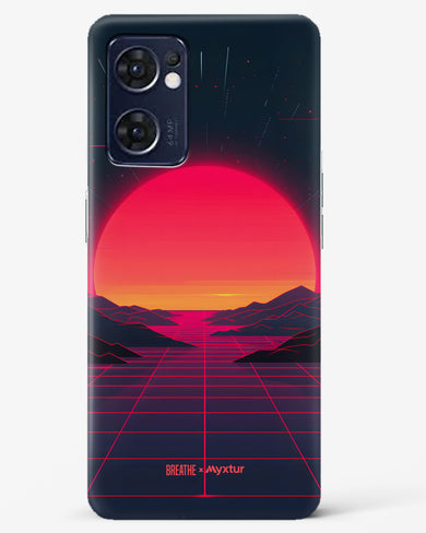 Synthwave Sunset [BREATHE] Hard Case Phone Cover (Oppo)