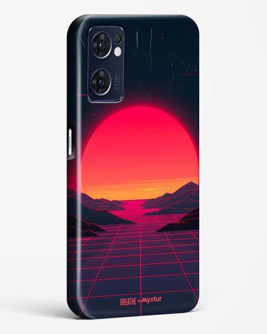Synthwave Sunset [BREATHE] Hard Case Phone Cover (Oppo)
