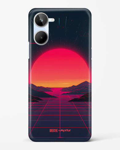 Synthwave Sunset [BREATHE] Hard Case Phone Cover (Realme)