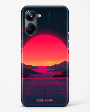 Synthwave Sunset [BREATHE] Hard Case Phone Cover (Realme)