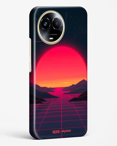 Synthwave Sunset [BREATHE] Hard Case Phone Cover (Realme)