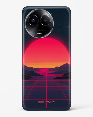 Synthwave Sunset [BREATHE] Hard Case Phone Cover (Realme)