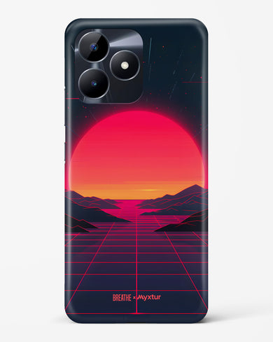 Synthwave Sunset [BREATHE] Hard Case Phone Cover (Realme)