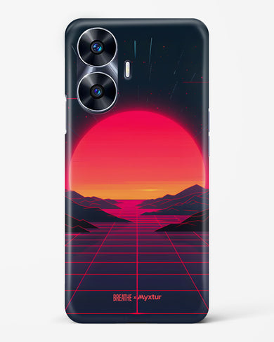 Synthwave Sunset [BREATHE] Hard Case Phone Cover (Realme)