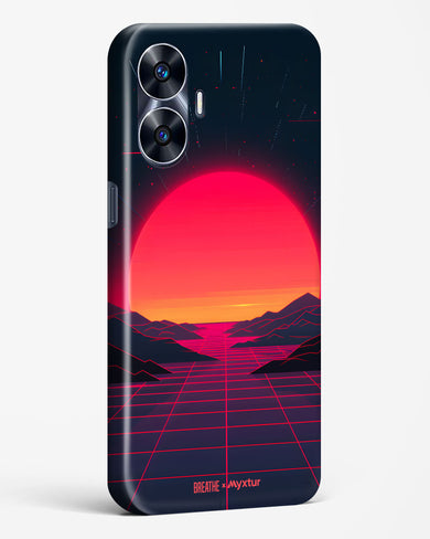 Synthwave Sunset [BREATHE] Hard Case Phone Cover (Realme)