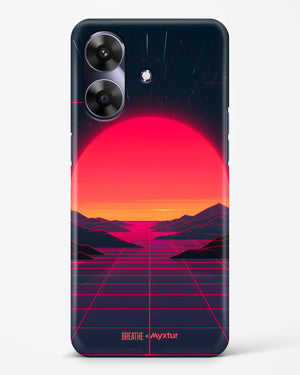 Synthwave Sunset [BREATHE] Hard Case Phone Cover (Realme)